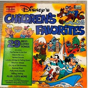 Disney Vintage Vinyl Record
